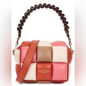 Kate Spade Rubix Boxxy Color Block Leather Crossbody